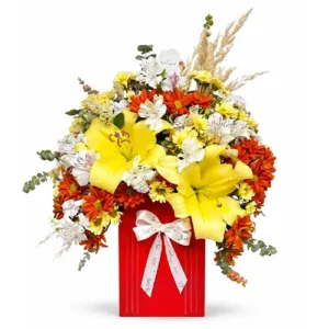 خرید باکس گل کد 002 فروشگاه گلدون - goldoon.net