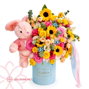 خرید پکیج هدیه دخترانه 002 از فروشگاه گلدون goldoon.net
