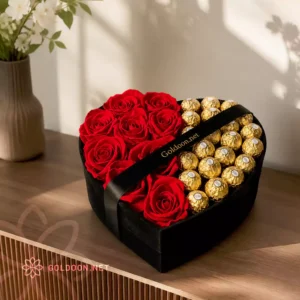 خرید باکس گل کد 024 فروشگاه گلدون goldoon.net ارسال در تهران
