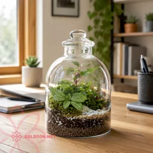 خرید تراریوم شیشه ای کد 003 فروشگاه گلدون goldoon.net از تهران