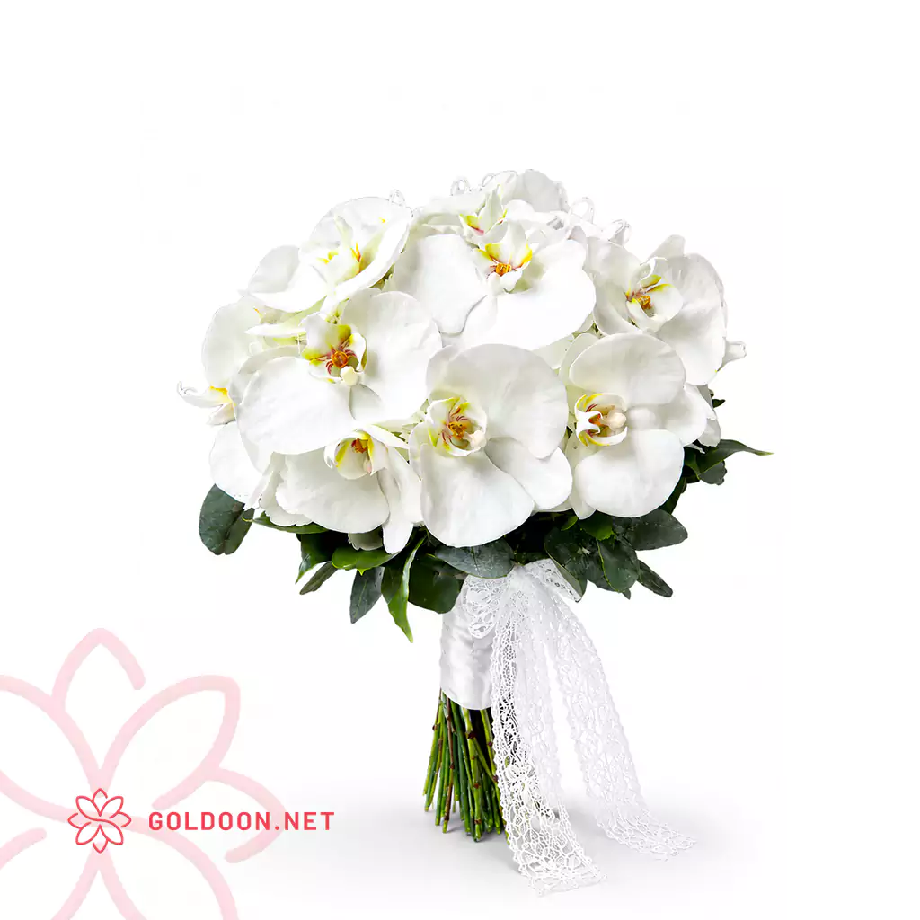 دسته گل عروس کد 004